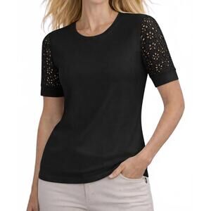 NEW E.L.I. the noil top in black